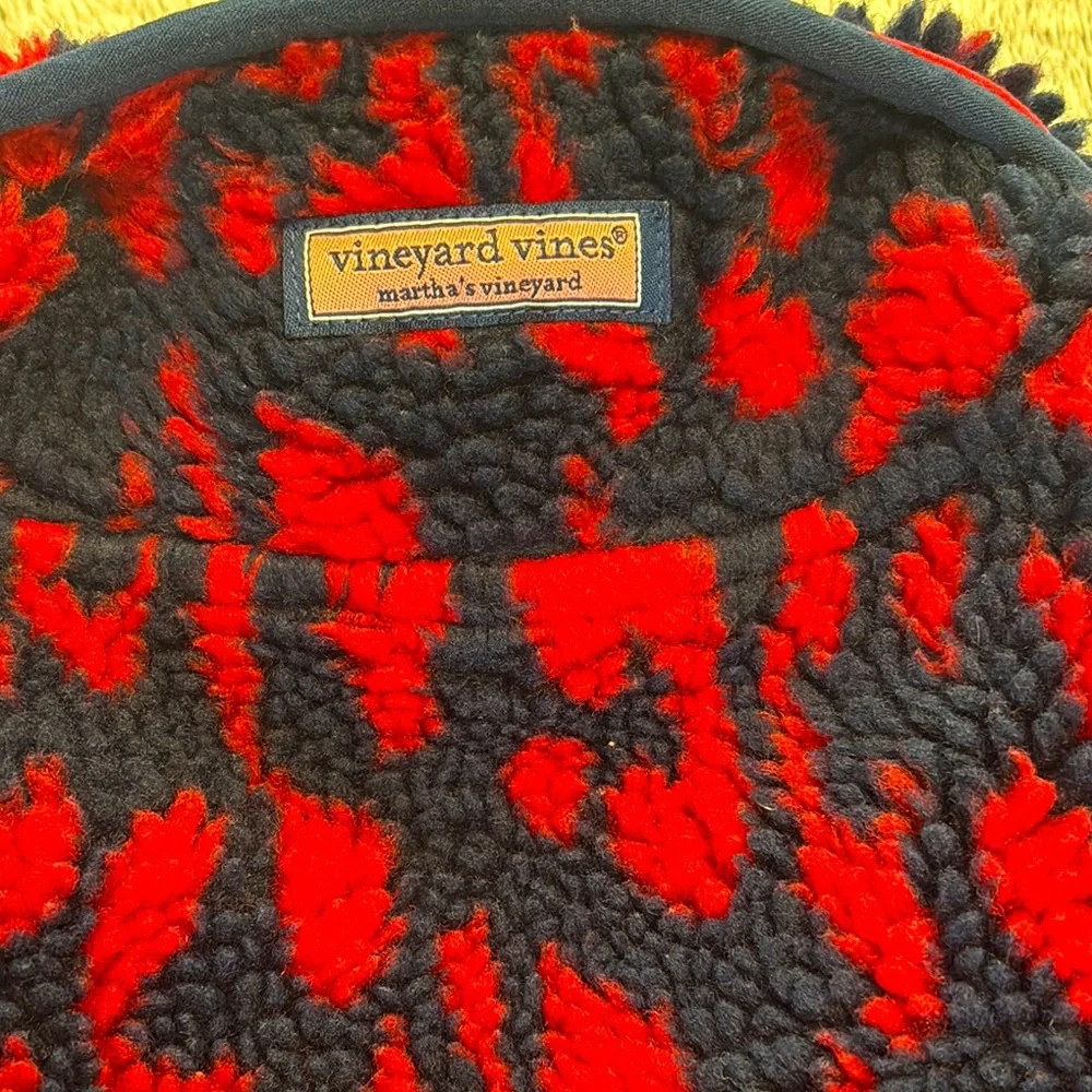 EUC - Vineyard Vines Red and Navy The Shep Shirt - Picture 5 of 11